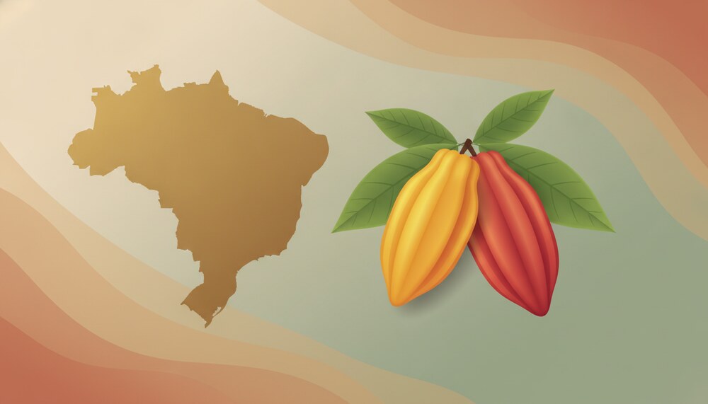 Regiões produtoras de cacau no Brasil